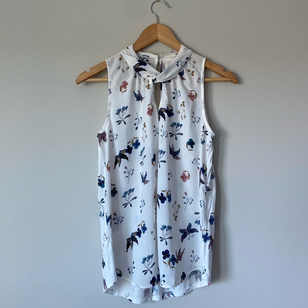 LOFT Floral Sleeveless Top